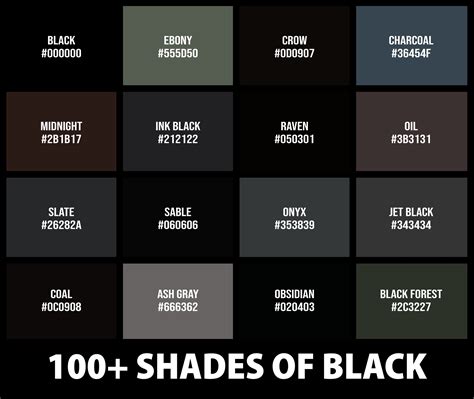 alluc code black|Black Color Codes.